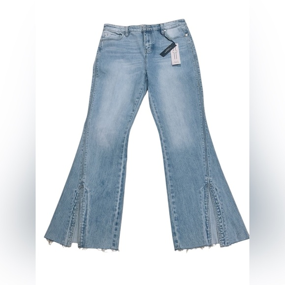 Liverpool Jeans  Hannah High Rise Flare Twist Seam- Frankfurt size 6/28 - Picture 3 of 13